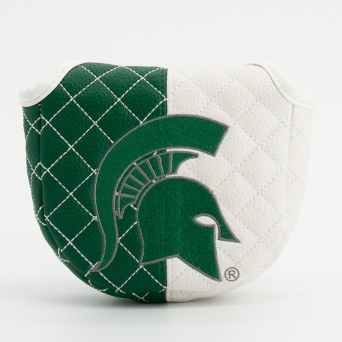 Michigan State Spartans Split Quilted Golf Mallet Putter Cover