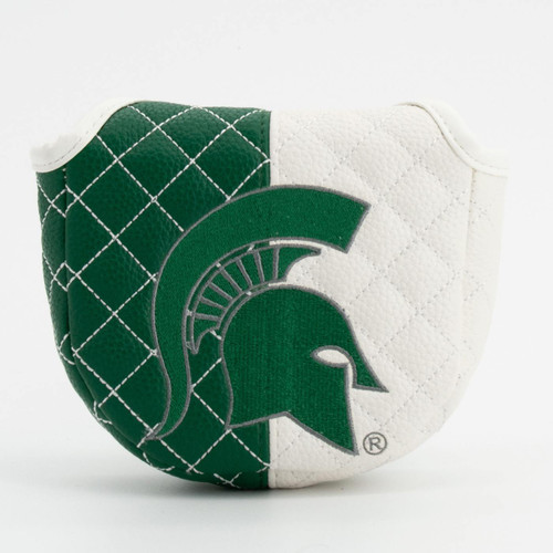 Michigan State Spartans Split Quilted Golf Mallet Putter Cover