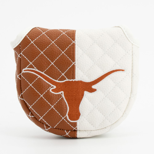 Texas Longhorns Split Quilted Golf Mallet Putter Cover