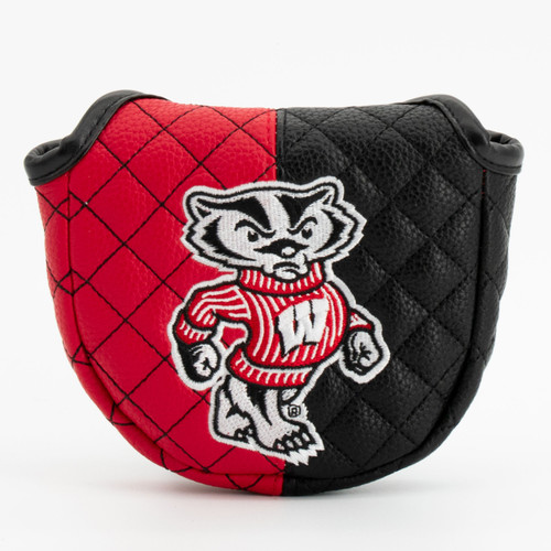Wisconsin Badgers Split Quilted Golf Mallet Putter Cover
