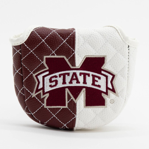 Mississippi State Bulldogs Split Quilted Golf Mallet Putter Cover