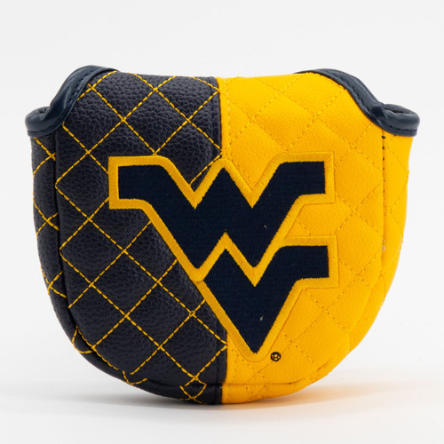 West Virginia Mountaineers Split Quilted Golf Mallet Putter Cover