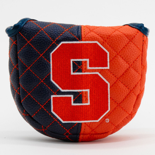 Syracuse Orange Split Quilted Golf Mallet Putter Cover