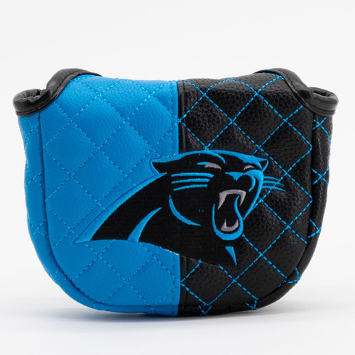 Carolina Panthers Split Quilted Golf Mallet Putter Cover