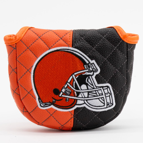 Cleveland Browns Split Quilted Golf Mallet Putter Cover