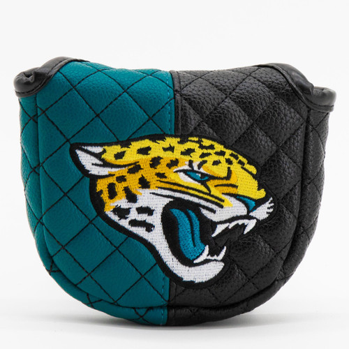 Jacksonville Jaguars Split Quilted Golf Mallet Putter Cover