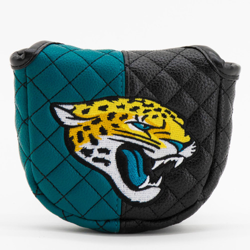 Jacksonville Jaguars Split Quilted Golf Mallet Putter Cover