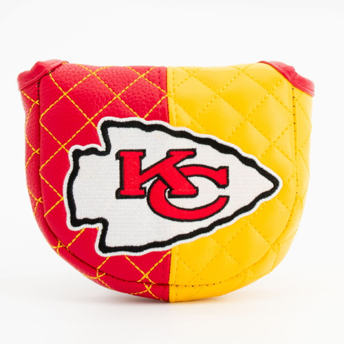 Kansas City Chiefs Split Quilted Golf Mallet Putter Cover