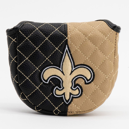 New Orleans Saints Split Quilted Golf Mallet Putter Cover