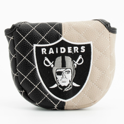 Las Vegas Raiders Split Quilted Golf Mallet Putter Cover