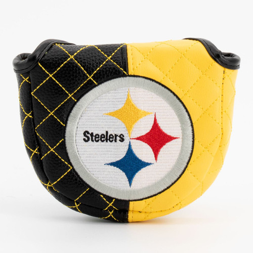 Pittsburgh Steelers Split Quilted Golf Mallet Putter Cover