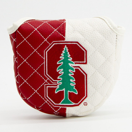 Stanford Cardinal Split Quilted Golf Mallet Putter Cover