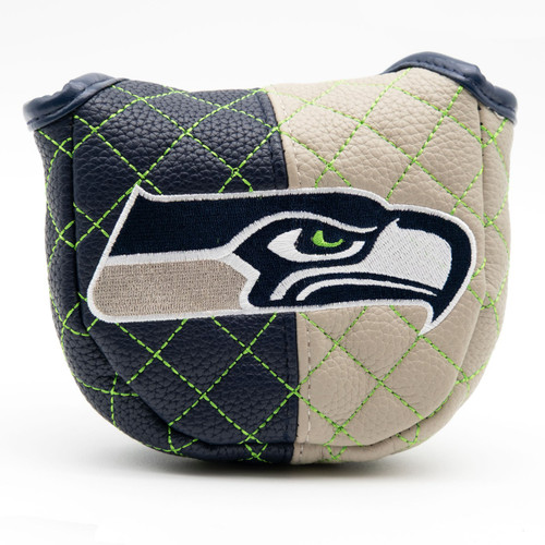 Seattle Seahawks Split Quilted Golf Mallet Putter Cover