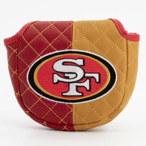 San Francisco 49ers Split Quilted Golf Mallet Putter Cover