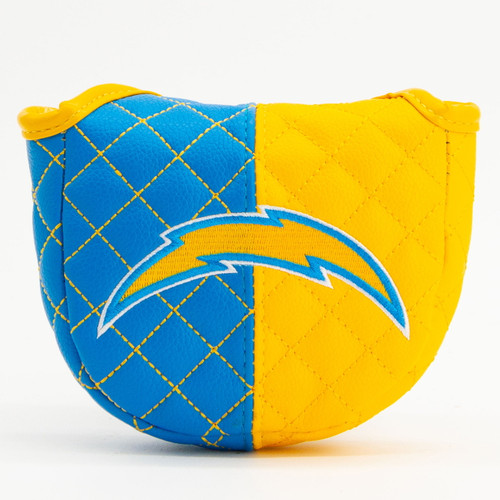 Los Angeles Chargers Split Quilted Golf Mallet Putter Cover