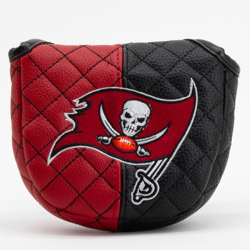 Tampa Bay Buccaneers Split Quilted Golf Mallet Putter Cover