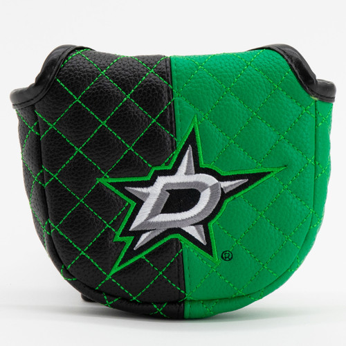 Dallas Stars Split Quilted Golf Mallet Putter Cover