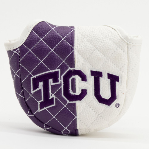 Texas Christian Horned Frogs Split Quilted Golf Mallet Putter Cover