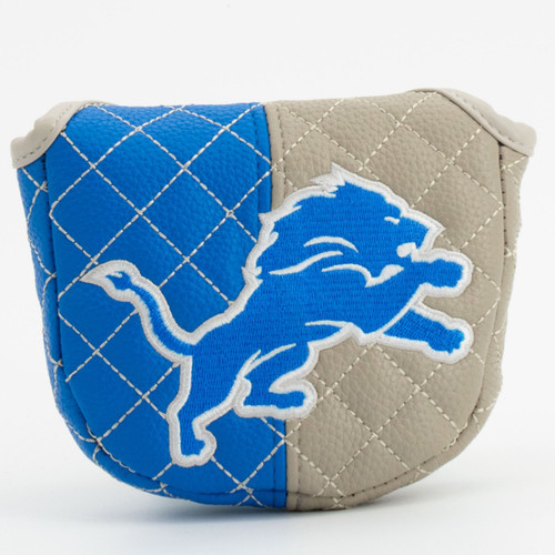 Detroit Lions Split Quilted Golf Mallet Putter Cover