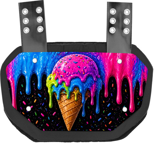 Sports Unlimited Ice Cream Football Back Plate