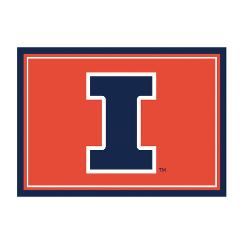 Illinois Fighting Illini Spirit Area Rug