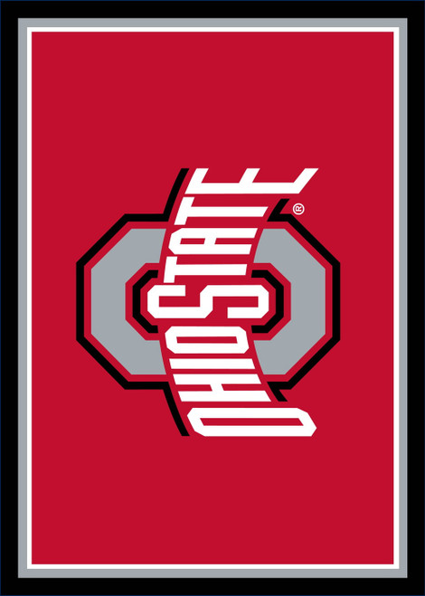 Ohio State Buckeyes Spirit Area Rug