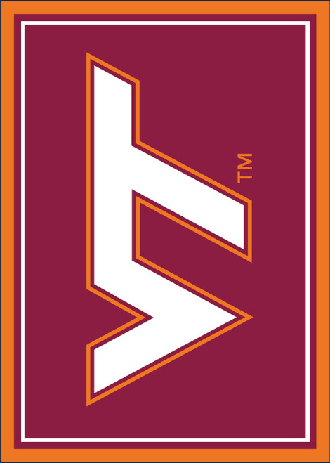 Virginia Tech Hokies Spirit Area Rug