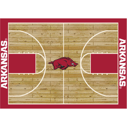 Arkansas Razorbacks Courtside Area Rug