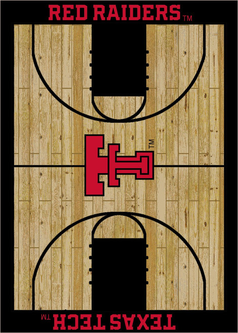 Texas Tech Red Raiders Courtside Area Rug