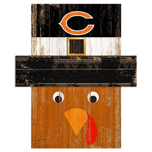 Chicago Bears 6" x 5" Turkey Head