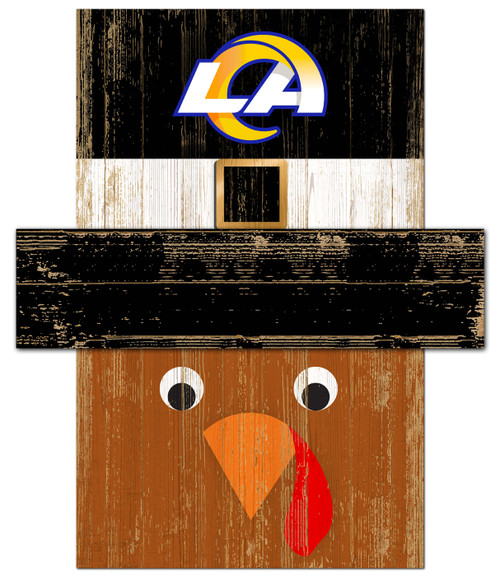 Los Angeles Rams 6" x 5" Turkey Head