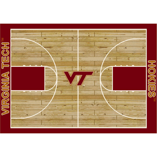 Virginia Tech Hokies Courtside Area Rug