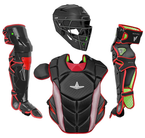 All Star MVP-Pro LT Series NOCSAE Certified Adult Baseball Catcher's Set