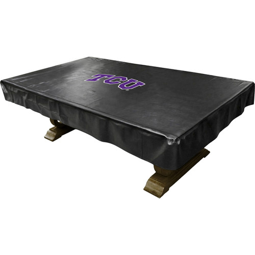 Texas Christian Horned Frogs Custom Pool Table Cover