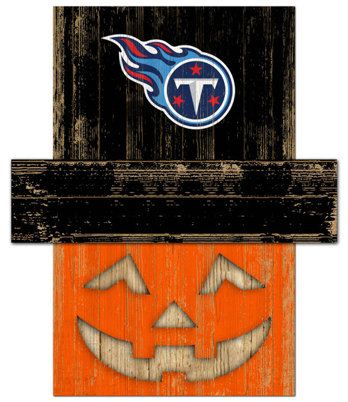 Tennessee Titans Pumpkin Head Sign