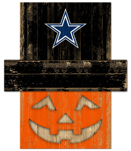 Dallas Cowboys 6" x 5" Pumpkin Head