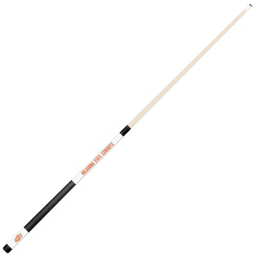 Oklahoma State Cowboys White Laser Etched Pool Cue