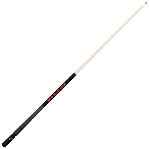 Texas Tech Red Raiders Color Laser Etched Pool Cue
