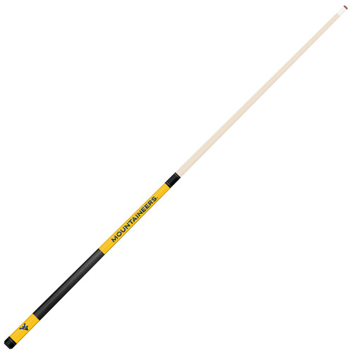 West Virginia Mountaineers Color Laser Etched Pool Cue