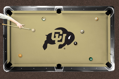 Colorado Buffaloes Logo Pool Table Cloth