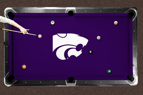 Kansas State Wildcats Logo Pool Table Cloth