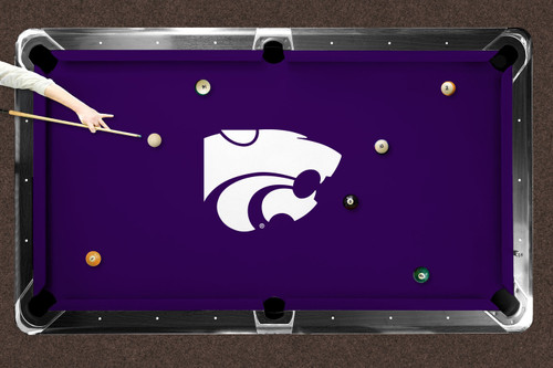 Kansas State Wildcats Logo Pool Table Cloth