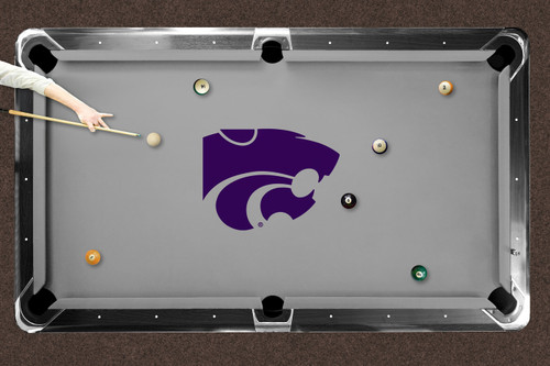 Kansas State Wildcats Logo Pool Table Felt
