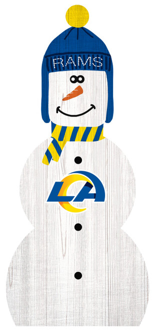 Los Angeles Rams 31" Snowman Leaner