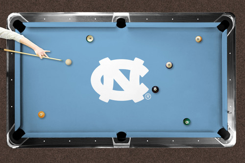 North Carolina Tar Heels Logo Pool Table Cloth