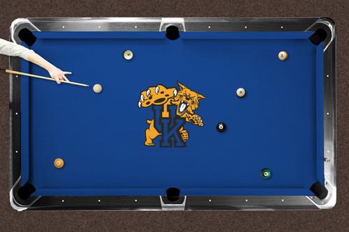 Kentucky Wildcats Logo Pool Table Felt