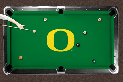 Oregon Ducks Logo Pool Table Cloth