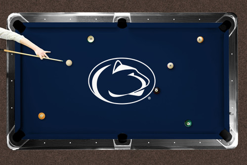 Penn State Nittany Lions Logo Pool Table Cloth