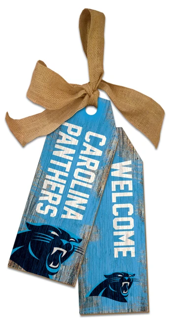 Carolina Panthers 12" Team Tags