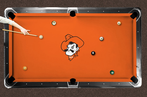 Oklahoma State Cowboys Logo Pool Table Felt